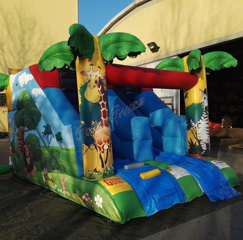 Gioco gonfiabile - MINI SAFARI SLIDE - GOLDEN GAMES SRL