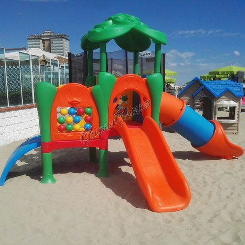 Struttura ludica per parco giochi - KID JUNIOR 42 - GOLDEN GAMES SRL - in plastica / modulare