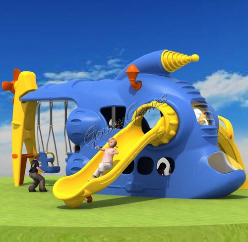 Struttura ludica per parco giochi - SUBMARINE 04 - GOLDEN GAMES SRL - in materia plastica / modulare