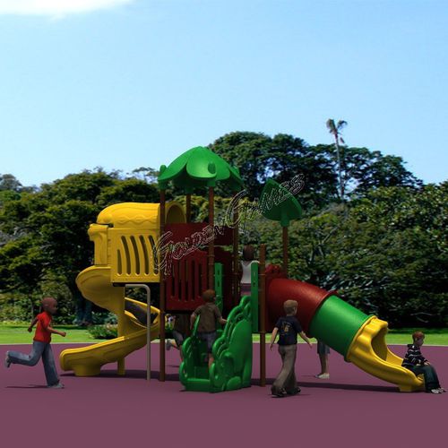 Struttura ludica per parco giochi - FANTACASTELLO ALADINO FOREST COMPACT - GOLDEN GAMES SRL - in plastica / modulare