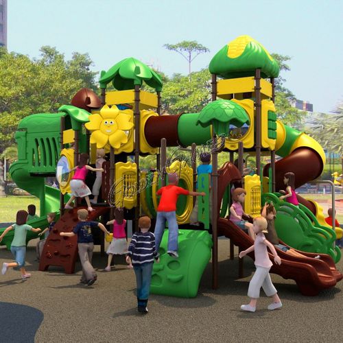 Struttura ludica per parco giochi - FANTACASTELLO MALIBU JUNGLE - GOLDEN GAMES SRL - in plastica / in alluminio / modulare