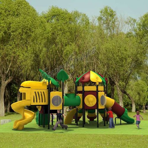 Struttura ludica per parco giochi - FANTACASTELLO GUATEMALA - GOLDEN GAMES SRL - in plastica / modulare