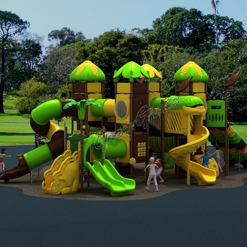 Struttura ludica per parco giochi - FANTACASTELLO SAMOA - GOLDEN GAMES SRL - in plastica / in alluminio / modulare