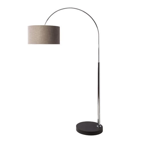 Lampada da terra - REACH - Heathfield and Comapny - in lino / in wengé / contemporanea