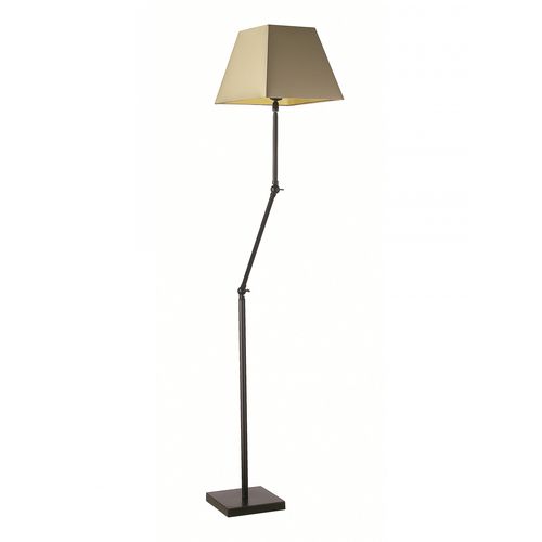 Lampada da terra - ROXBURGH - Heathfield and Comapny - in ottone / in seta / in raso