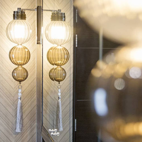 Applique classica - MEDINA - Heathfield and Comapny - da interno / in vetro borosilicato / LED