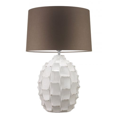 Lampada da tavolo - BAYERN - Heathfield and Comapny - in lino / in ceramica / contemporanea