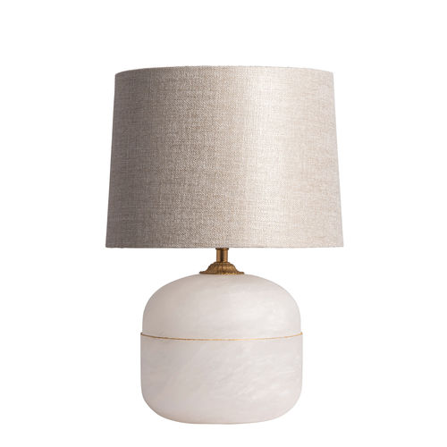 Lampada da tavolo - PHOEBE - Heathfield and Comapny - in lino / in alabastro / contemporanea