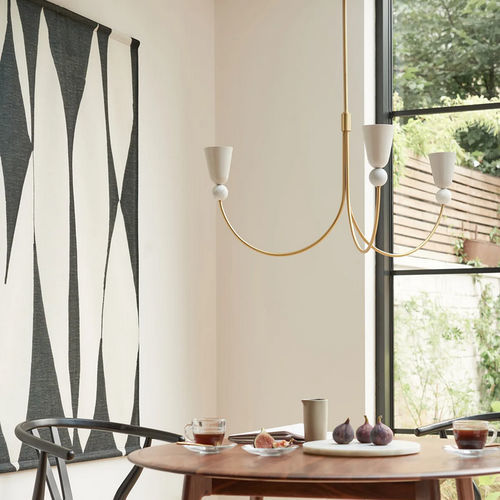 Lampadario contemporaneo - GRAYSON  - Heathfield and Comapny - in metallo / in ottone / in marmo