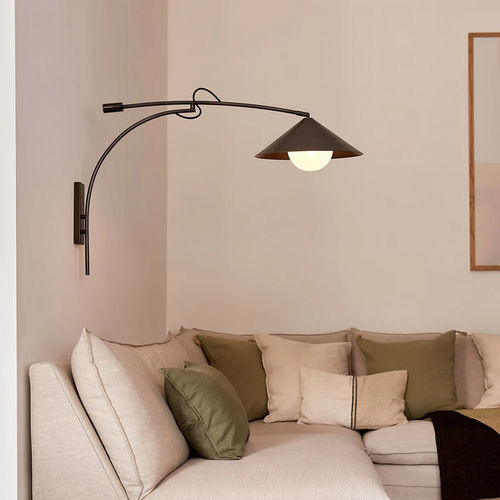 Applique contemporanea - MIKO  - Heathfield and Comapny - da interno / in vetro smerigliato / in bronzo