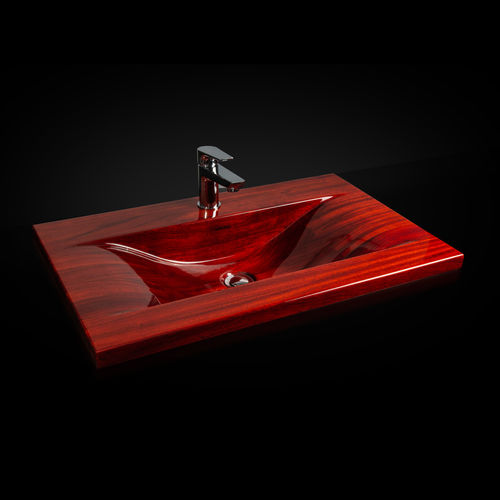 Lavabo da incasso - IMOLA  - Ambivalent Design - in legno / su misura / fatto a mano