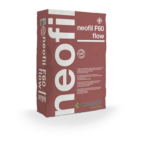Malta collante sigillante - NEOFIL F 60 FLOW - COLMEF - per piastrelle / idraulico / minerale