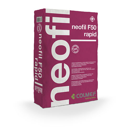 Malta collante sigillante - NEOFIL F 50 RAPID - COLMEF - per piastrelle / idraulico / per cemento
