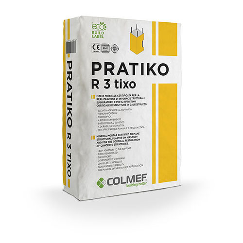 Malta di riparazione - PRATIKO R3 TIXO - COLMEF - da restauro / per calcestruzzo / per muratura