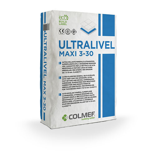Malta di riparazione - ULTRALIVEL MAXI 3-30 - COLMEF - autolivellante / per calcestruzzo / per massetto