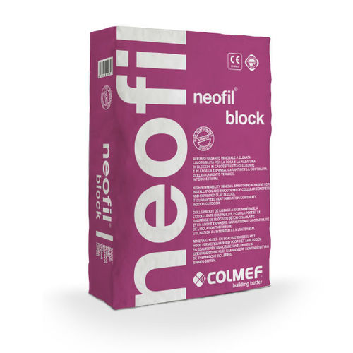 Malta collante sigillante - NEOFIL BLOCK - COLMEF - per blocco in calcestruzzo cellulare / per pannelli di calcestruzzo cellulare / idraulico