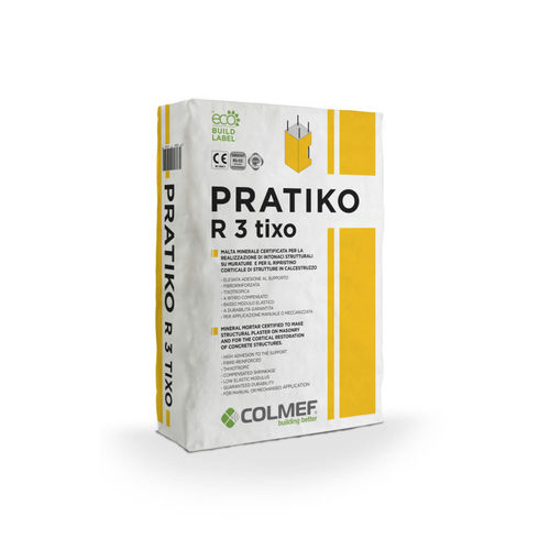 Malta per giunti - PRATIKO R 3 TIXO - COLMEF - da restauro / per massetto / per muratura