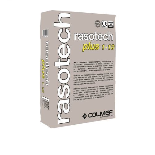 Gesso per muratura - RASOTECH PLUS 1-10 MM - COLMEF - di finitura / per calcestruzzo
