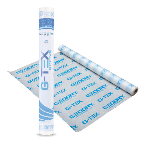 Geomembrana in poliolefina - G-TEX ACTIVE - GEODRY - per solaio / per balcone / impermeabilizzante