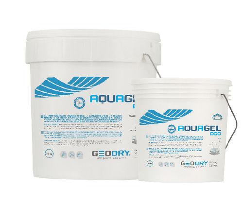 Guaina liquida impermeabilizzante per tetti - AQUAGEL ECO - GEODRY - per pavimento / flessibile