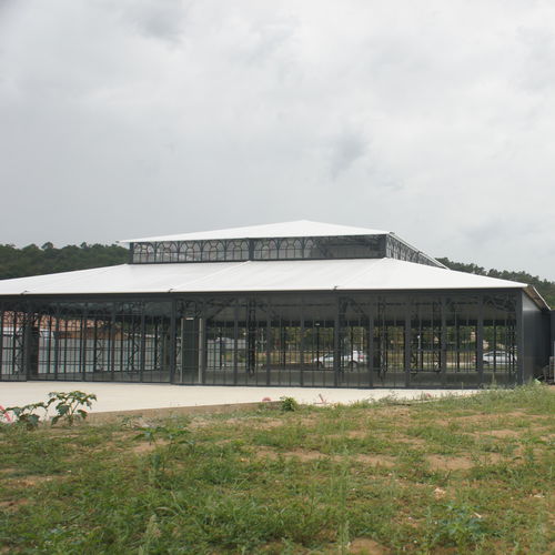 Veranda autoportante - DOUBLE TOIT - ABRI AND CO - in acciaio galvanizzato / contract
