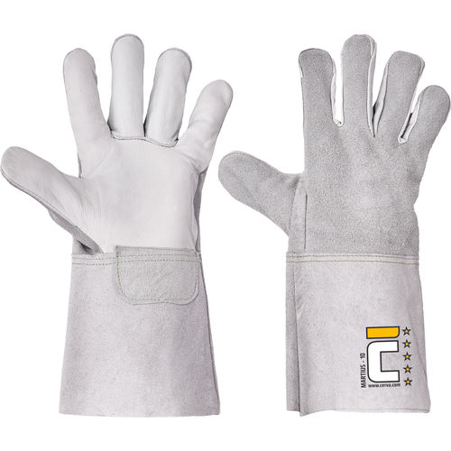 Guanti protettivi in pelle fiore B12/15 per saldatura TIG