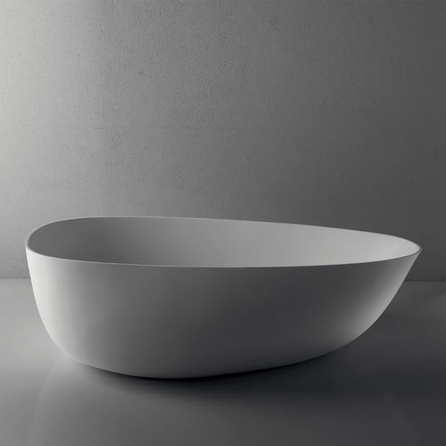 Vasca da bagno ad isola - MELT V - BRERA - per ambiente abitativo / in composito / contemporanea