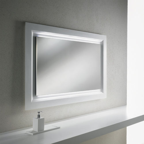 Specchio a muro - TRATTO SP 25 - BRERA - contemporaneo / rettangolare / in legno