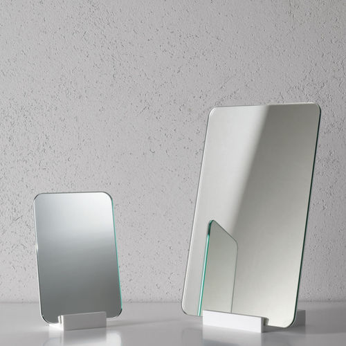 Specchio da appoggio - SPECÉT - BRERA - contemporaneo / rettangolare / argentato