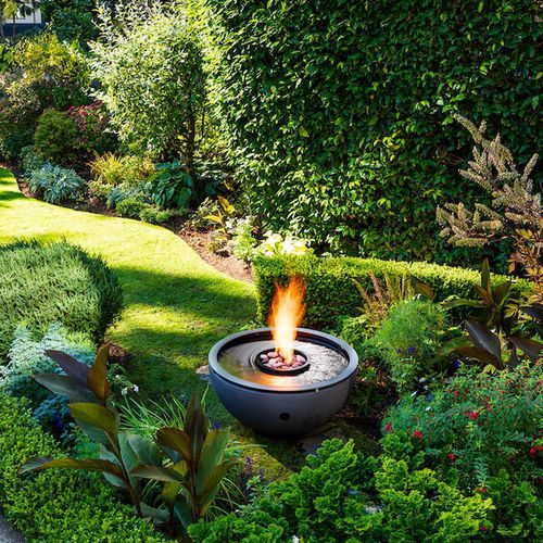 Braciere da giardino a gas - PACIFIC RIM - solus - in calcestruzzo