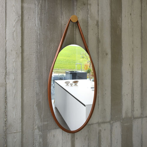 Specchio a muro - HIDE - favius - contract / contemporaneo / ovale