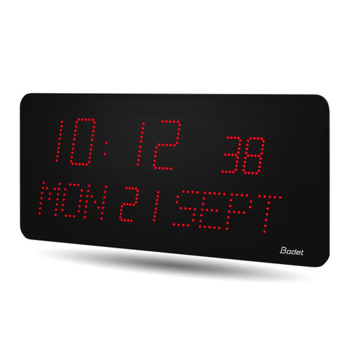Orologio contemporaneo - STYLE : 10SD - Bodet Time - a muro / digitale / per aeroporto