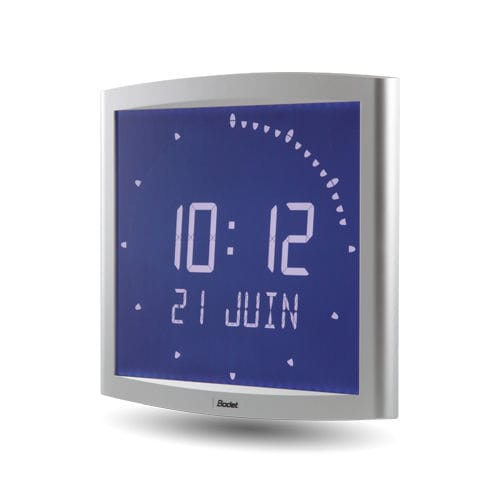 Orologio contemporaneo - OPALYS : ELLIPSE - Bodet Time - a muro / da tavolo / con schermo digitale LCD