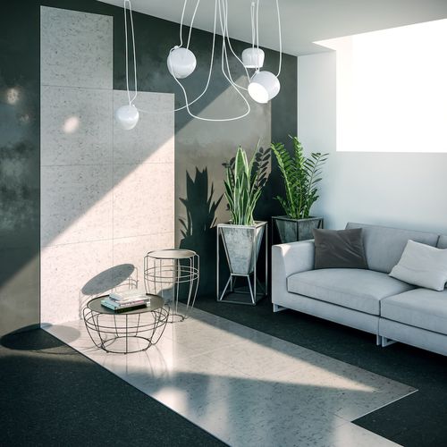 Piastrella in pietra ricostituita - STARLIGHT BRILLIANT ARABESCO - Technistone a.s. - levigata / da interno / da parete