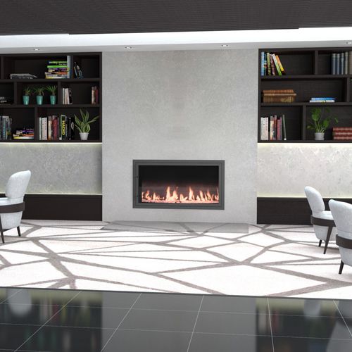 Piastrella in pietra ricostituita - SERENITY FANTASY GREY - Technistone a.s. - levigata / da interno / da pavimento