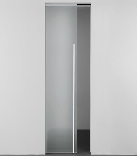 Porta da interno - DOT - ALBED - con vetro di sicurezza / a scomparsa / contemporanea