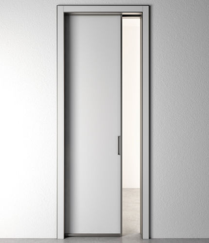 Porta da interno - PRIMA - ALBED - con vetro di sicurezza / a scomparsa / battente