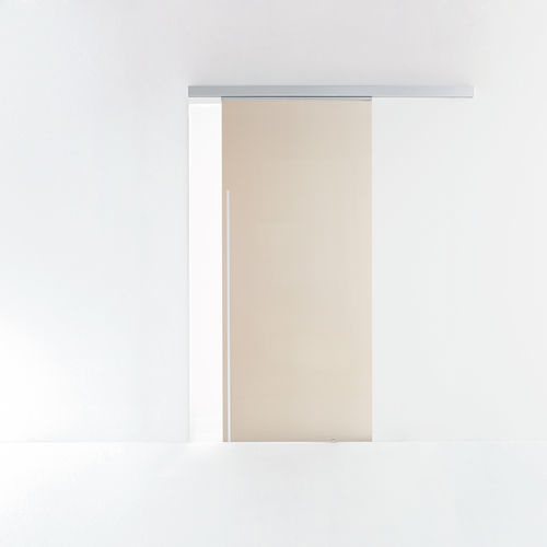 Porta da interno - DOT - ALBED - in alluminio anodizzato / in vetro / scorrevole