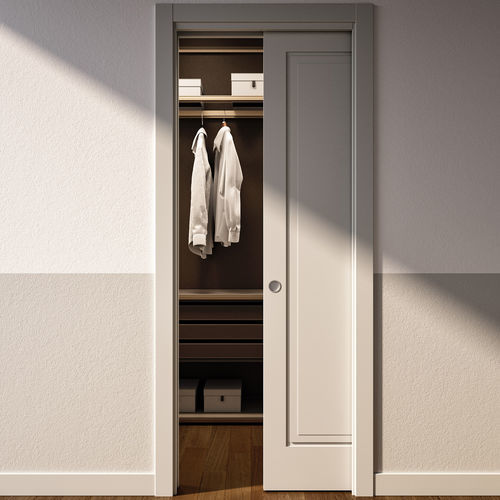 Porta da interno - AND - ALBED - in legno / a scomparsa / telescopica