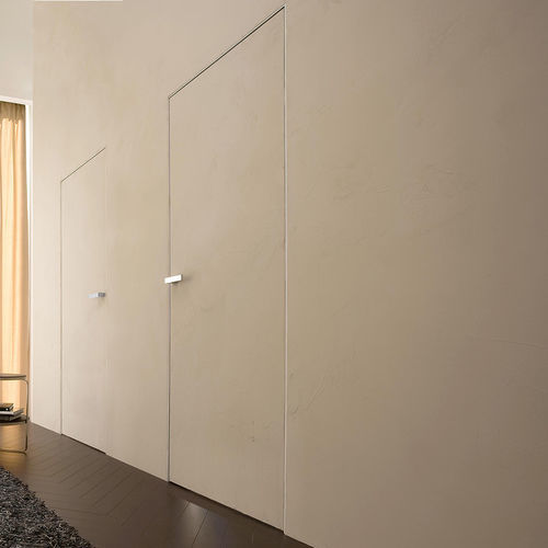 Porta da interno - RI-TRAIT  - ALBED - in legno / in alluminio / con vetro di sicurezza