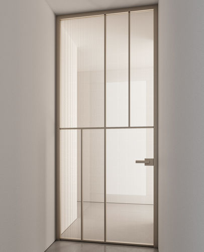 Porta a tutta altezza - CÉLINE  - ALBED - da interno / in alluminio / in alluminio anodizzato