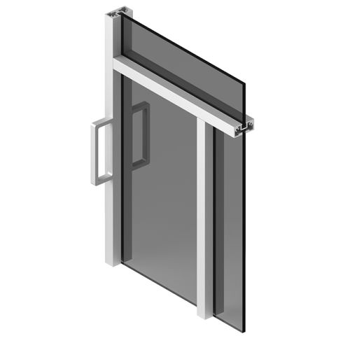 Porta da interno - CÉLINE - ALBED - in legno / in alluminio / in vetro