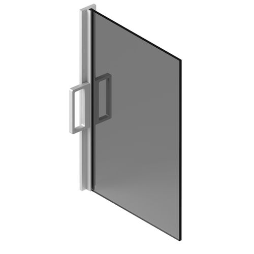 Porta da interno - QUADRA - ALBED - in legno / in alluminio / in vetro