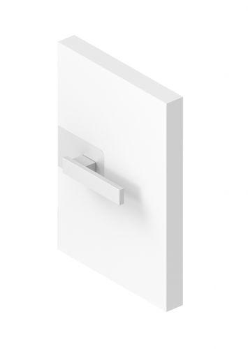 Porta da interno - RI-TRAIT - ALBED - in alluminio / in vetro / battente