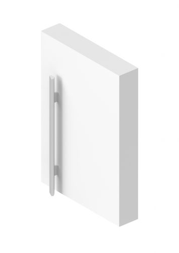 Porta da interno - NEXT - ALBED - in alluminio / con vetro di sicurezza / a bilico