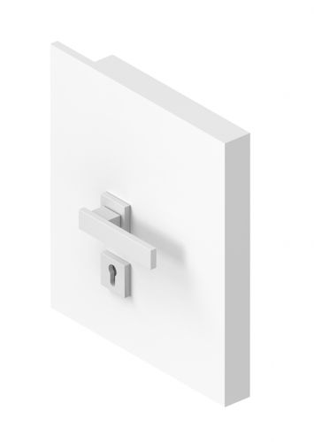 Porta da interno - LEVEL - ALBED - in legno / in vetro / battente