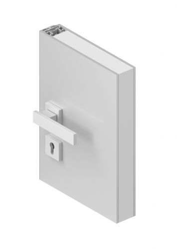 Porta da interno - SUIT - ALBED - in legno / in ceramica / in alluminio