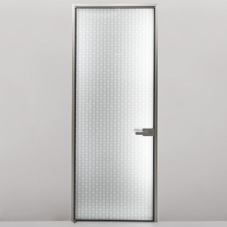 Porta da interno - RI-TRAIT - ALBED - in alluminio / con vetro di sicurezza / scorrevole