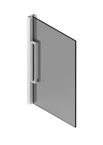 Porta da interno - PRIMA - ALBED - in alluminio / con vetro di sicurezza / scorrevole