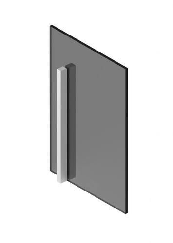 Porta da interno - DOT - ALBED - in legno / in alluminio / in vetro